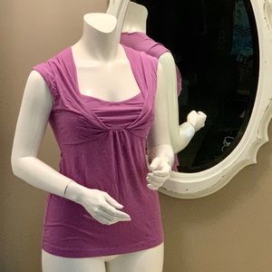 Banana Republic Lilac Sleeveless Shirt
